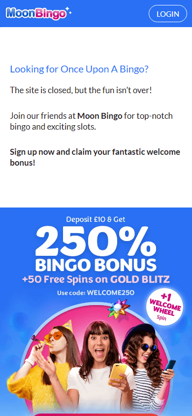 Once Upon a Bingo Casino Mobile screenshot
